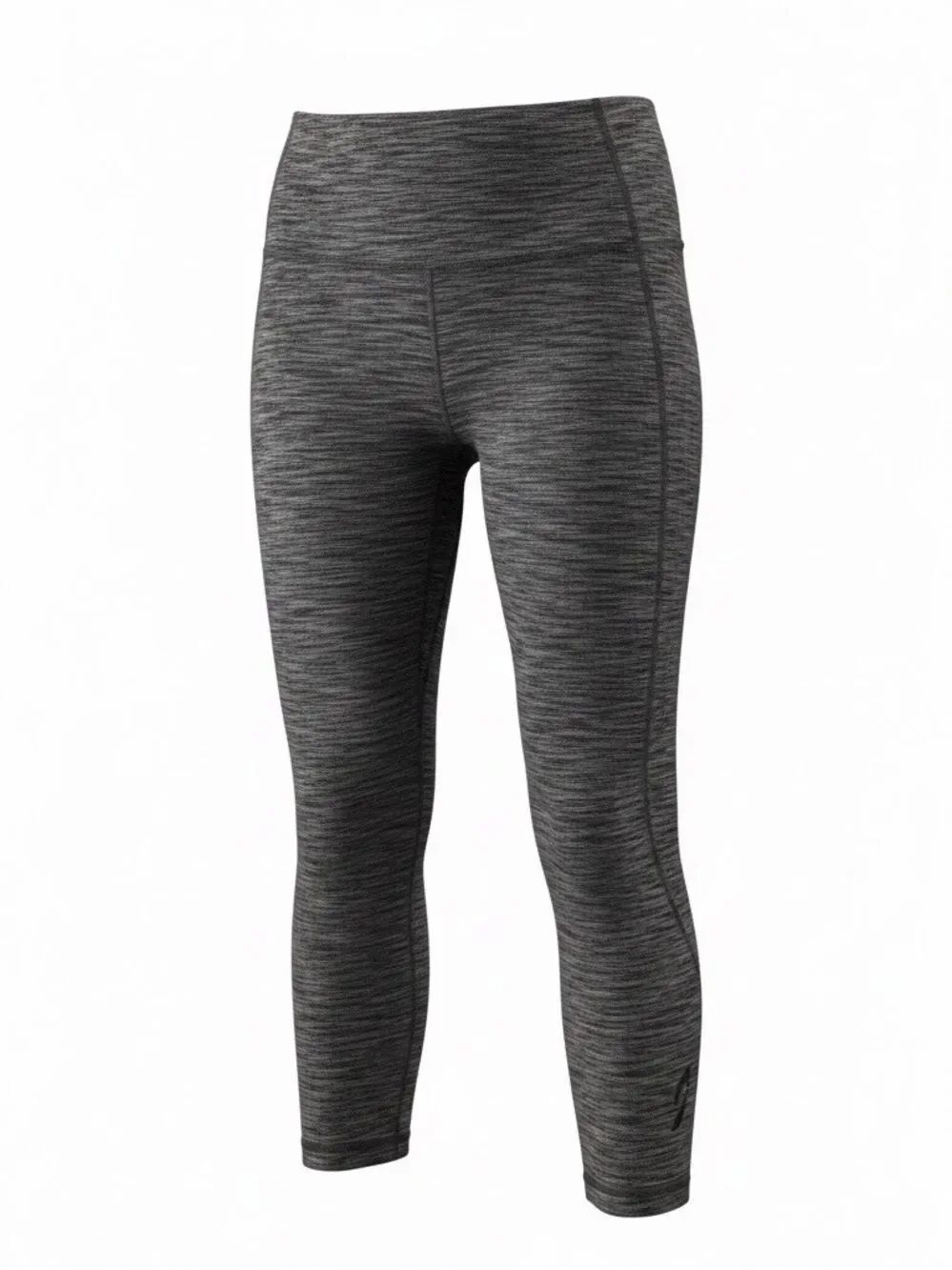 Lululemon women’s Heathered Gray High-Waist Athletic Leggings size 12